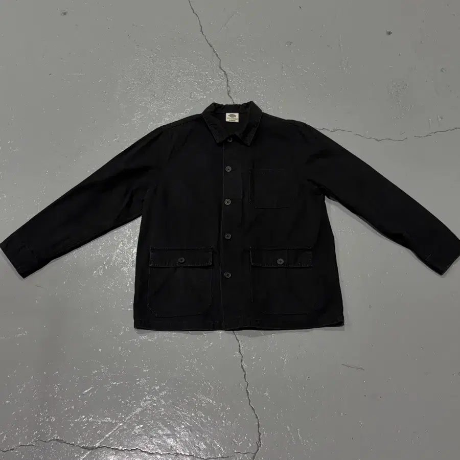 디키즈(Dickies) 블랙 워크웨어 셔츠 자켓