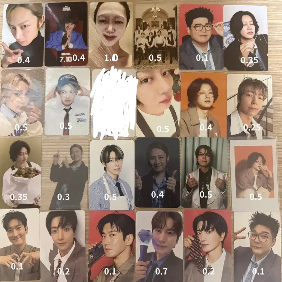 슈퍼주니어 포카 양도