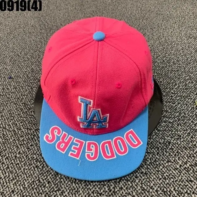 MLB LA 다저스 핑크/블루 스냅백 0919