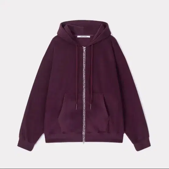 호쿠스포쿠스 Mellow Fleece Zip-Up_Purple