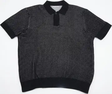 ZARA 피케 셔츠 반팔 블랙 M 사이즈
