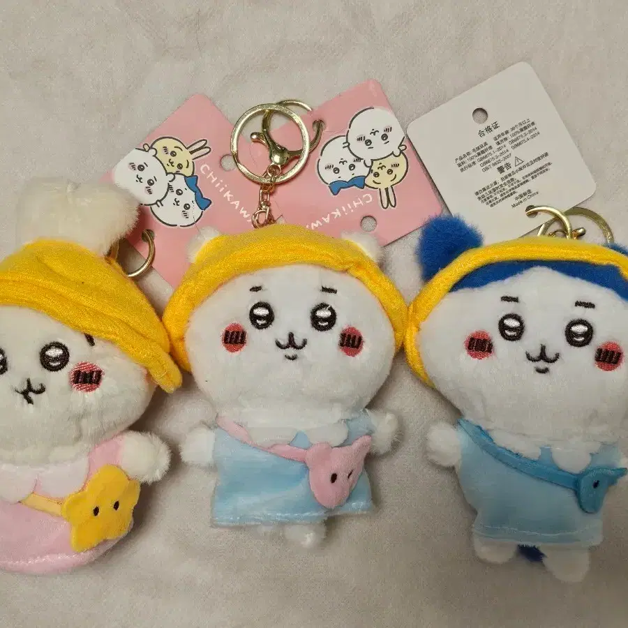 먼작귀 치이카와 하치와레 우사기 인형 키링