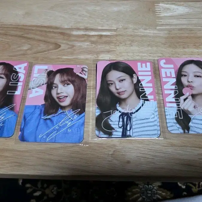 블랙핑크 포토카드 7장