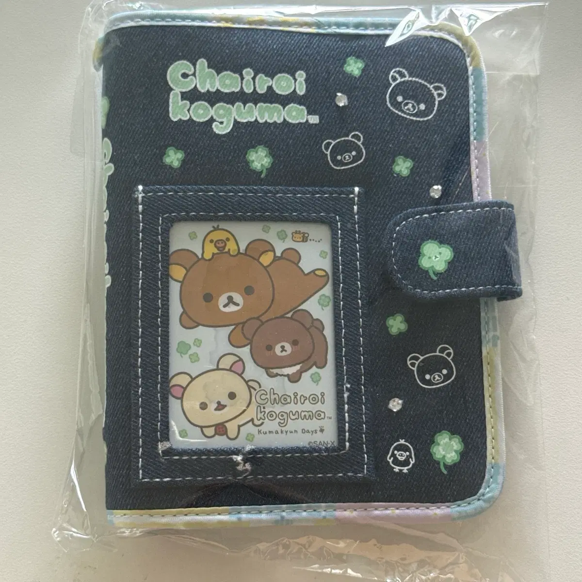 산엑스 차이로이코구마 쿠마큥 데이즈 데님 바인더 다이어리
