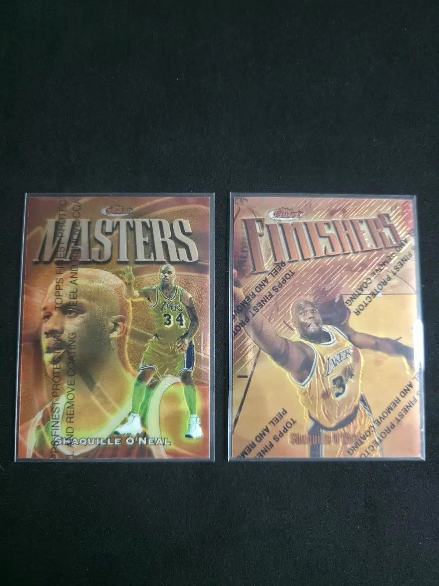 SHAQUILLE O'NEIL 1997-98 TOPPS FINEST MASTERS NRMT UNPEELED