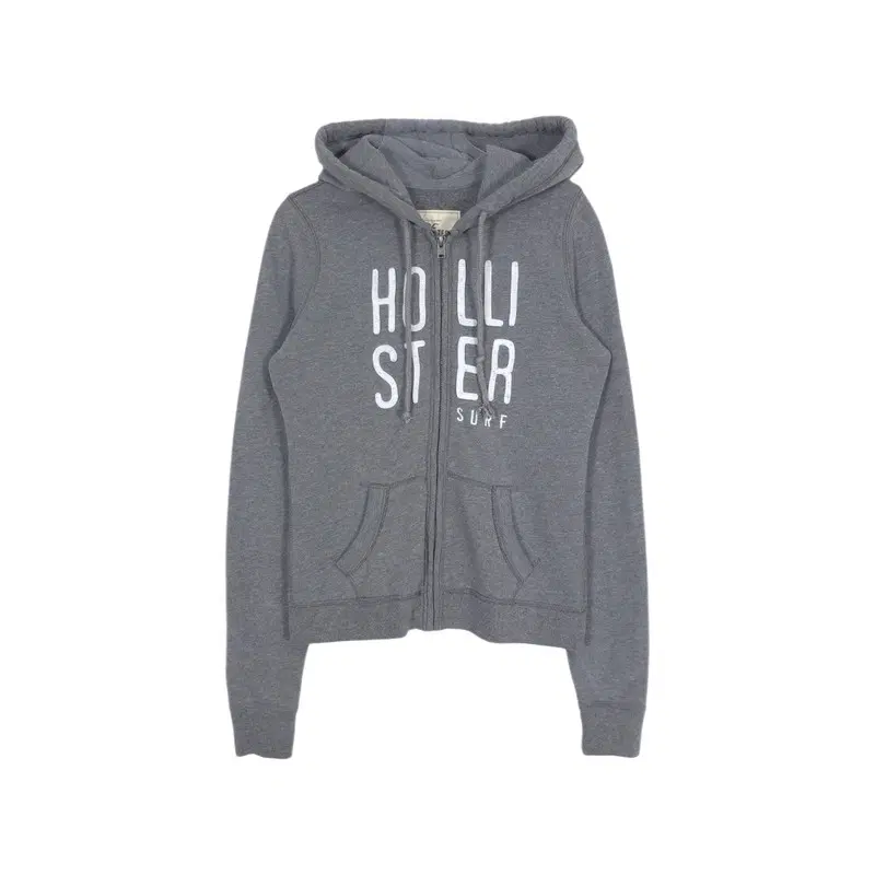 HOLLISTER 서프 빅로고 차콜 후드집업 XS