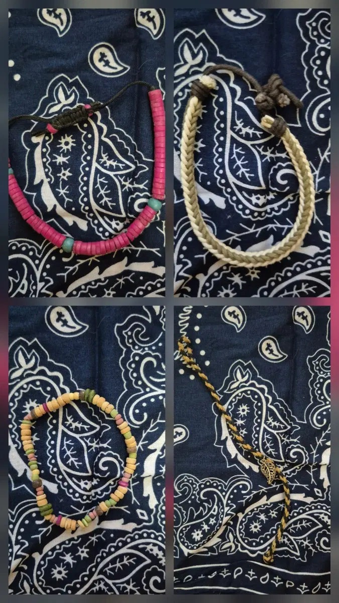 인디언 스타일 팔찌 (일괄)