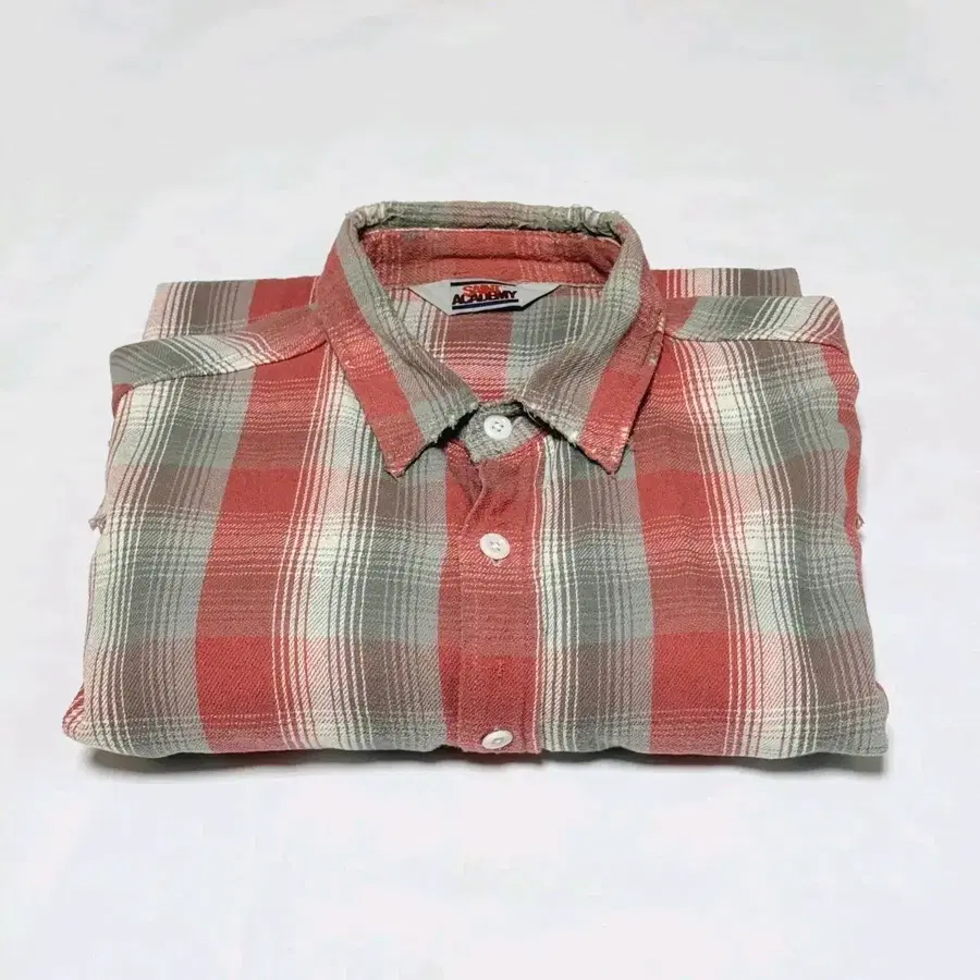 세인트 마이클 SA 플란넬 체크 셔츠 레드 - 23SS XL