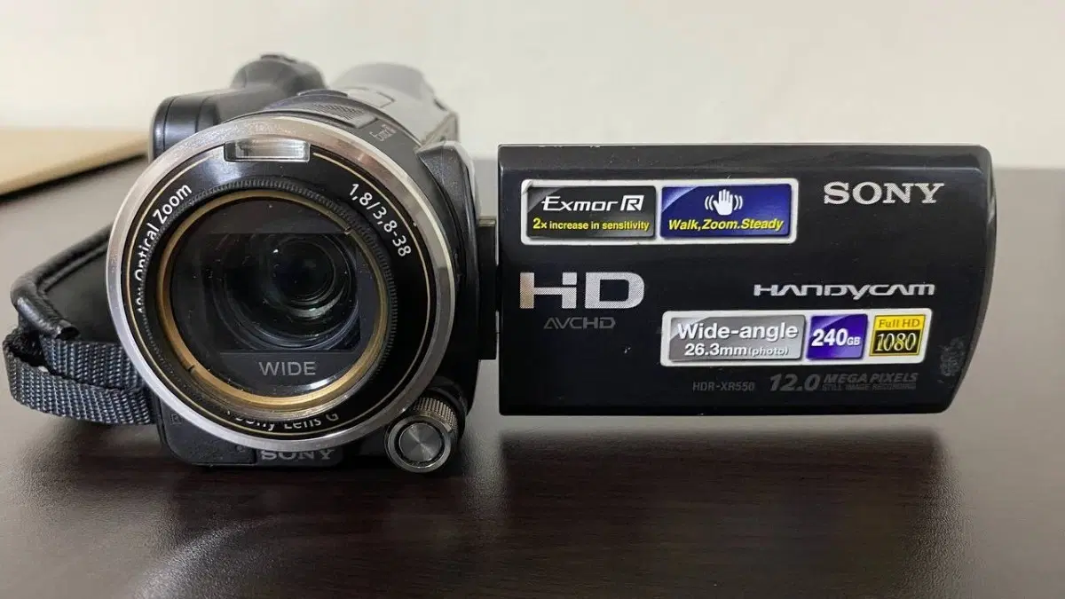 소니 HDR-XR550 240GB Full HD 캠코더 핸디캠 판매