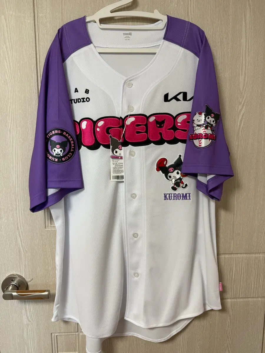 기아타이거즈 25 쿠로미 레플리카 퍼플레글런 유니폼 노마킹 4xl 120