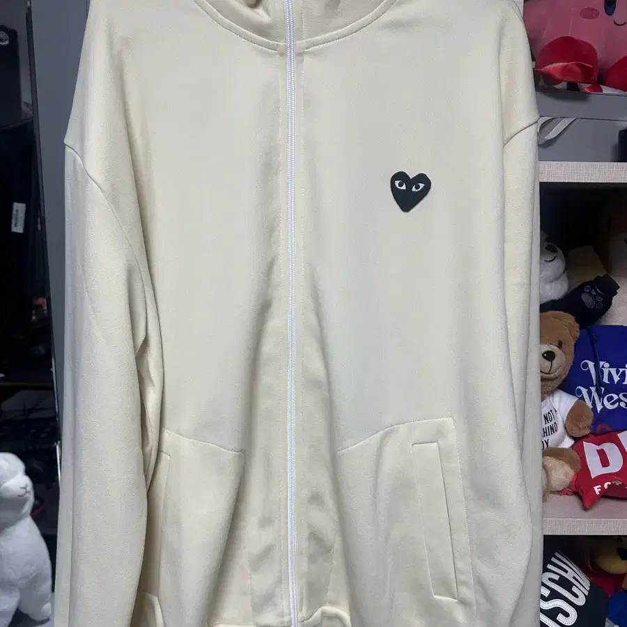 꼼데가르송 후드집업 XXL