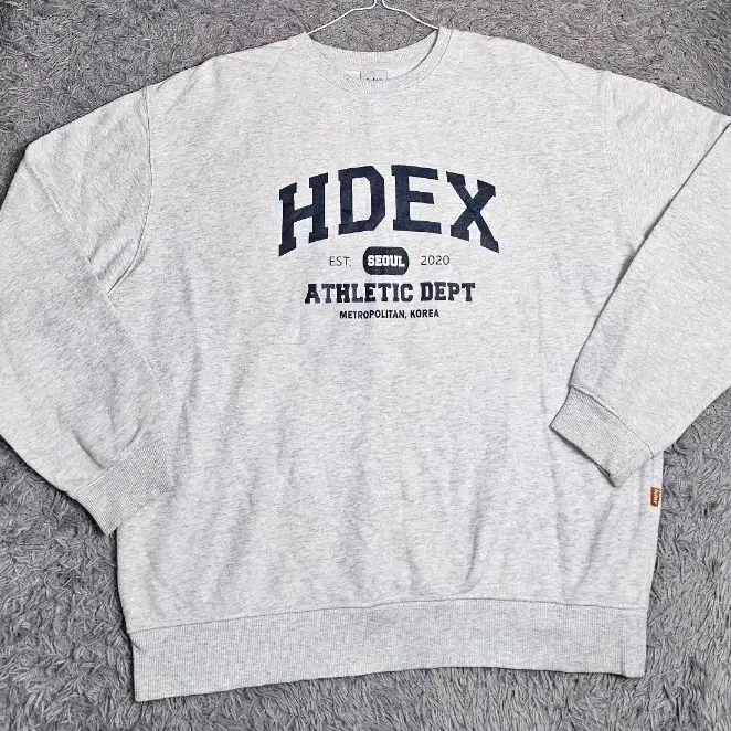 (Y2)HDEX 맨투맨 라이트 그레이 L