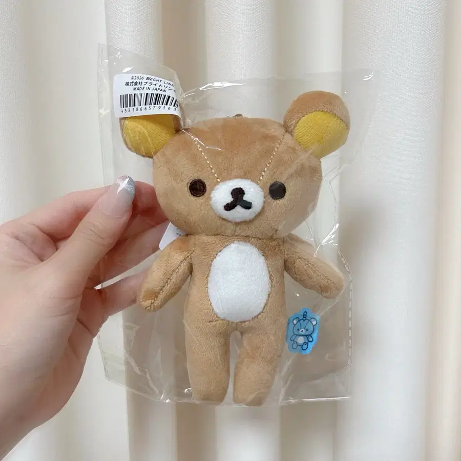 일본수입 리락쿠마마스코트인형 리락쿠마롱다리인형키링