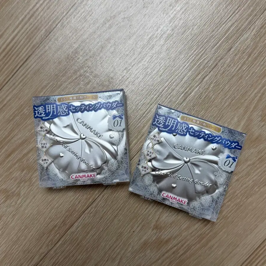 캔메이크 클리어베일 세팅 파우더 01