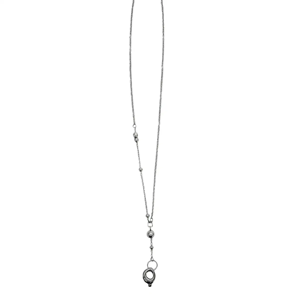 애즈온 as'on 실버 할로 드롭 목걸이 HALO DROP NECKLACE / SILVER