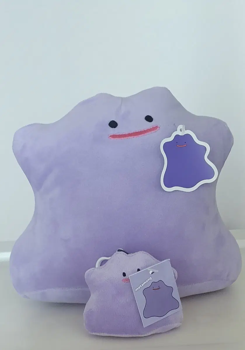 메타몽 중형 쿠션 인형+키링 세트 새상품