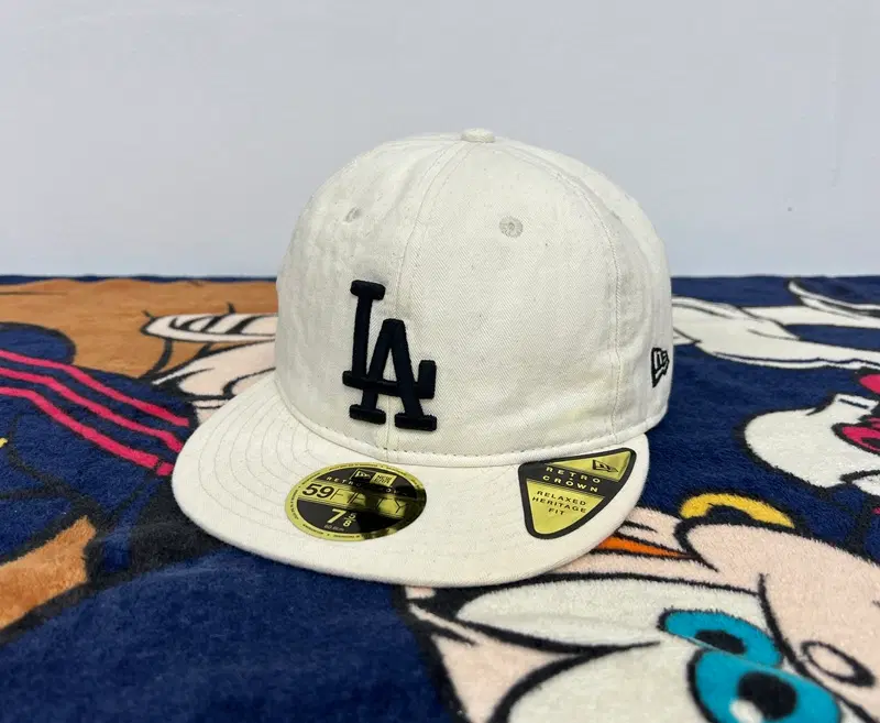 MLB 뉴에라 LA다져스 레트로크라운 스냅백/모자 7 3/8(60.6)