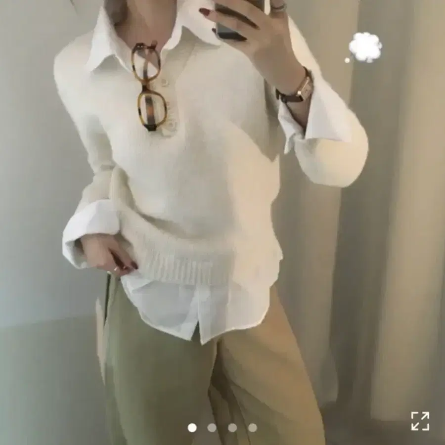 일체형 니트셔츠 팝니다