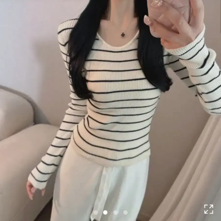 스트라이프 긴팔 티 팝니다