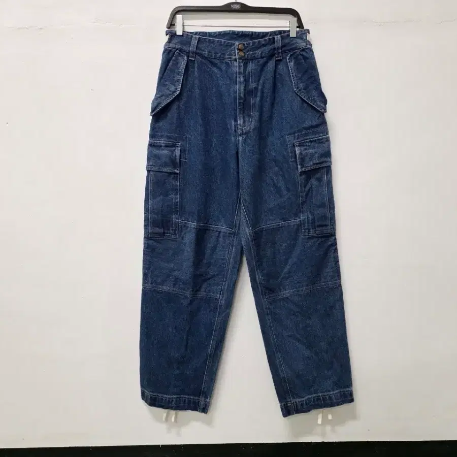청바지 카고 팬츠 와이드 핏