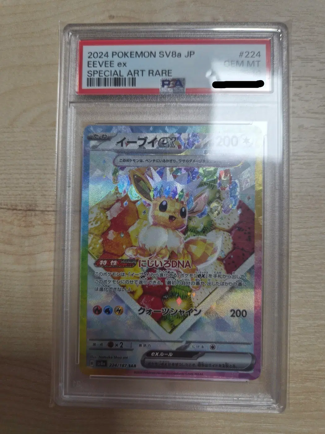일판 테라스탈 케이크 이브이 Psa10 sar