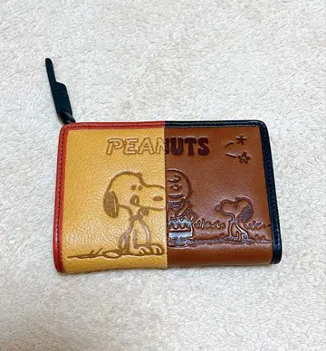SNOOPY COW LEATHER WALLET