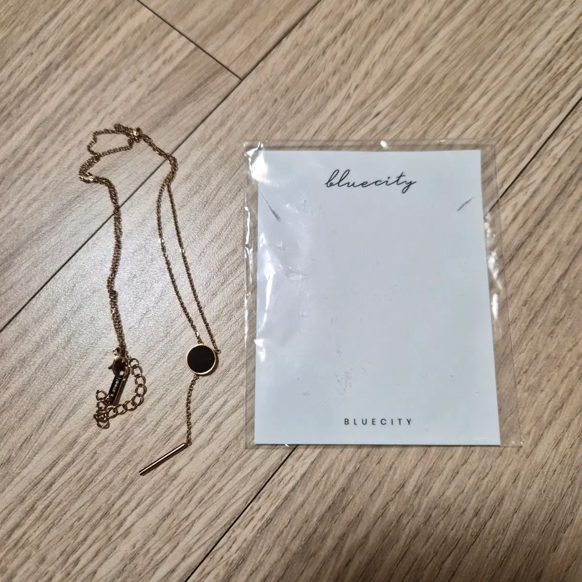 로즈골드 목걸이