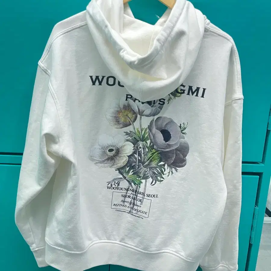 23FW 우영미 플라워 후드티