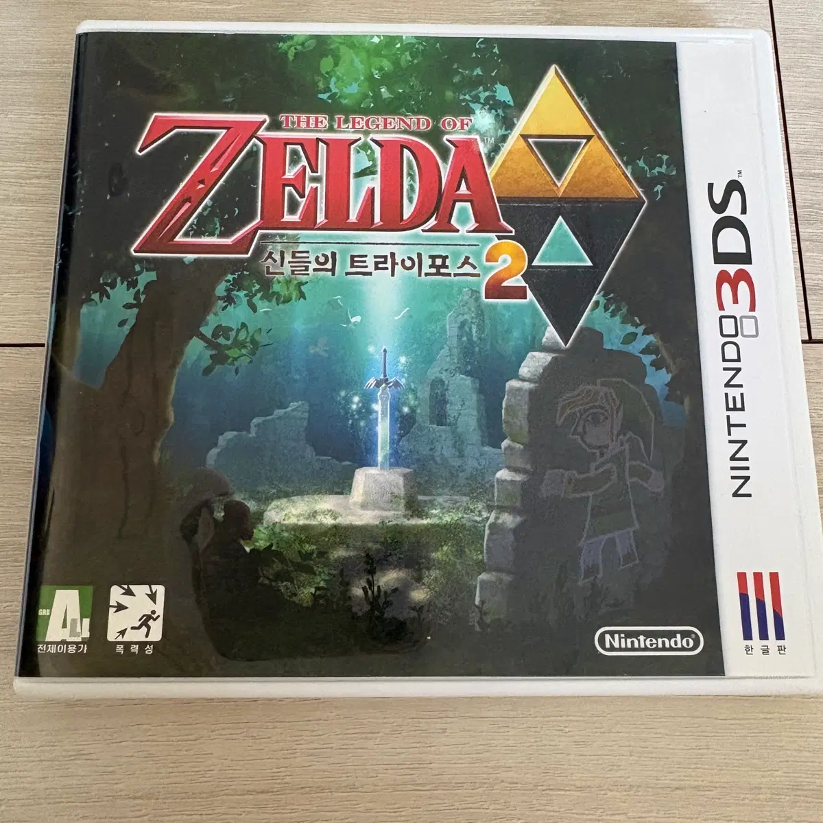 닌텐도 3DS 젤다의 전설 신들의 트라이포스 2 칩