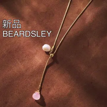 새상품 BEARDSLEY 비어즐리 펄 장식 라리엣 목걸이 핑크
