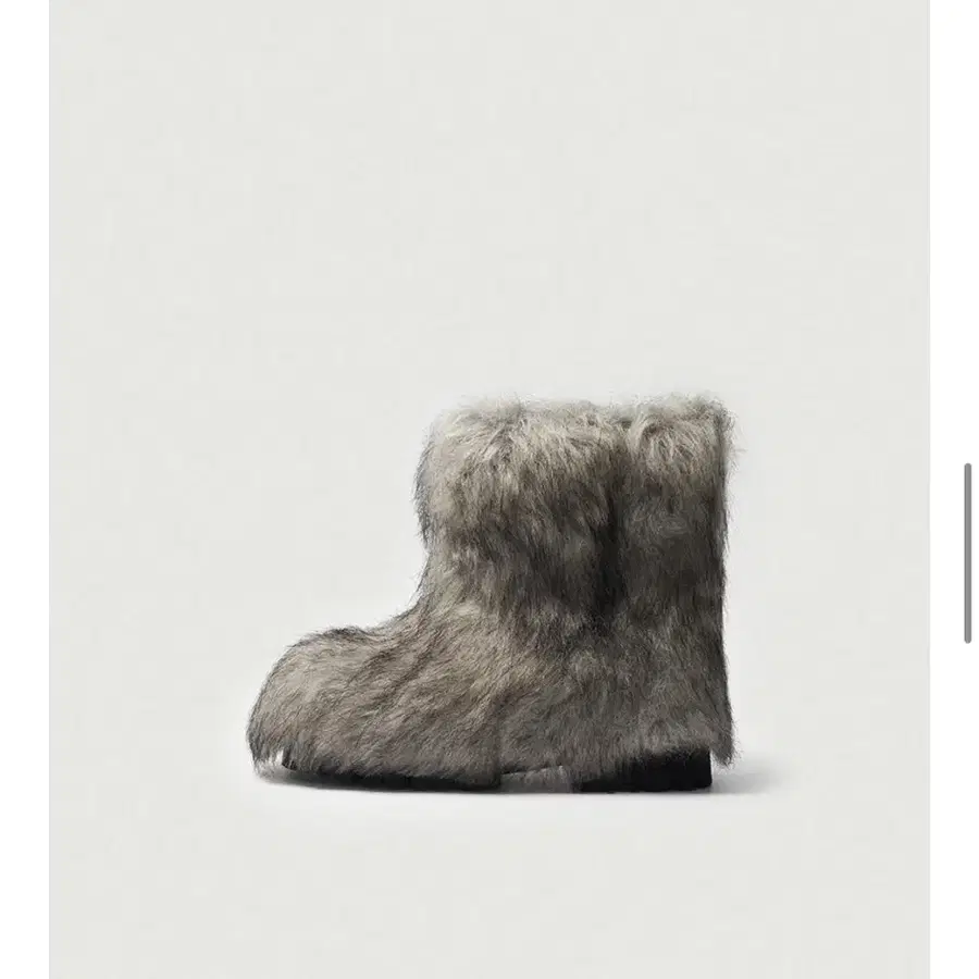 더바넷 Fur Boots Grey 240