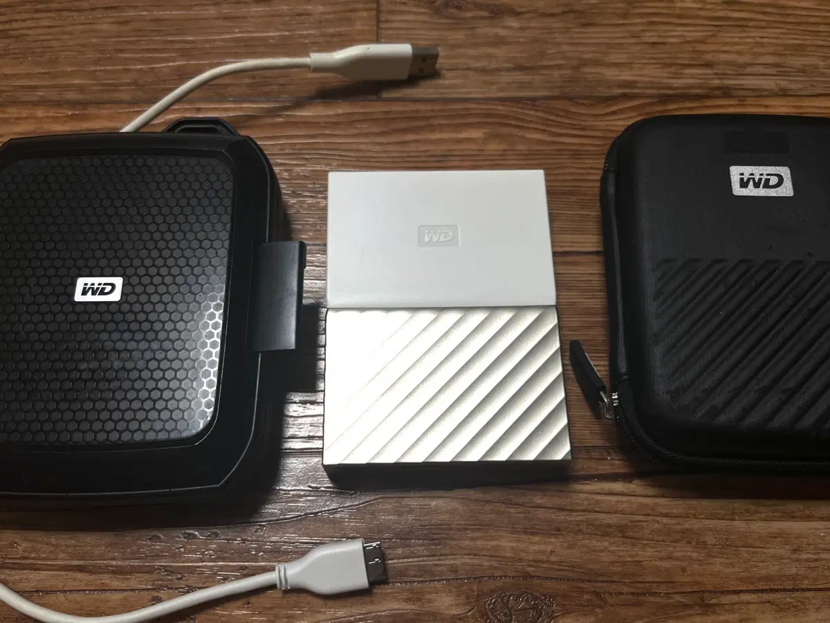 wd 외장하드 4tb + 충격방지 케이스