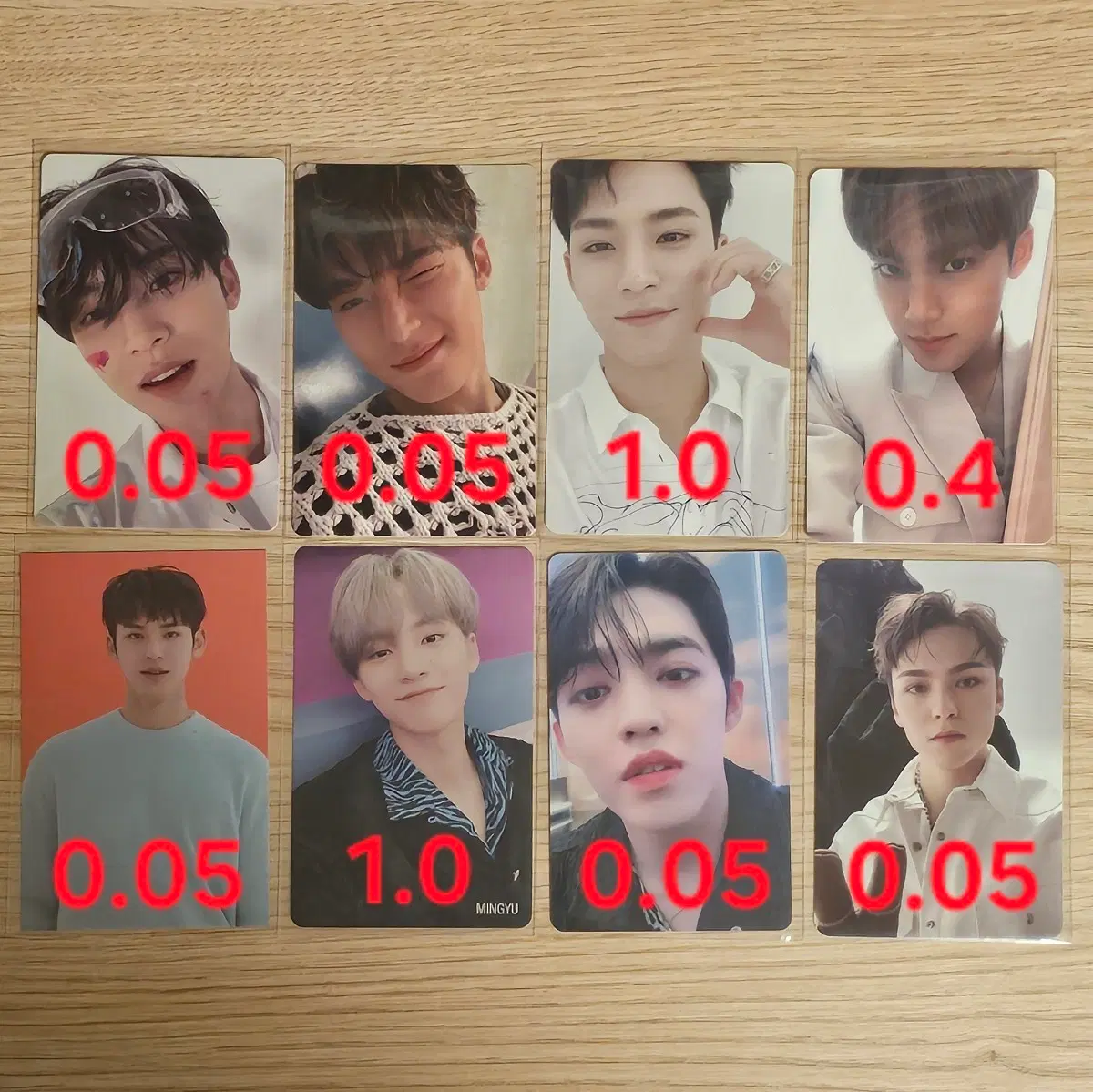 세븐틴 svt 포카 포토카드 양도