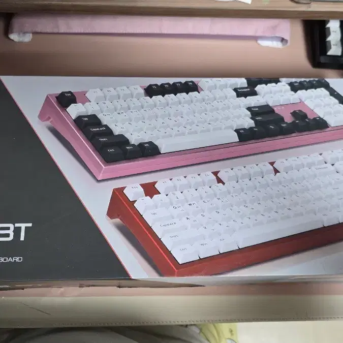 콕스 CA108BT 풀알루미늄 2.9kg 키보드 레드 갈축