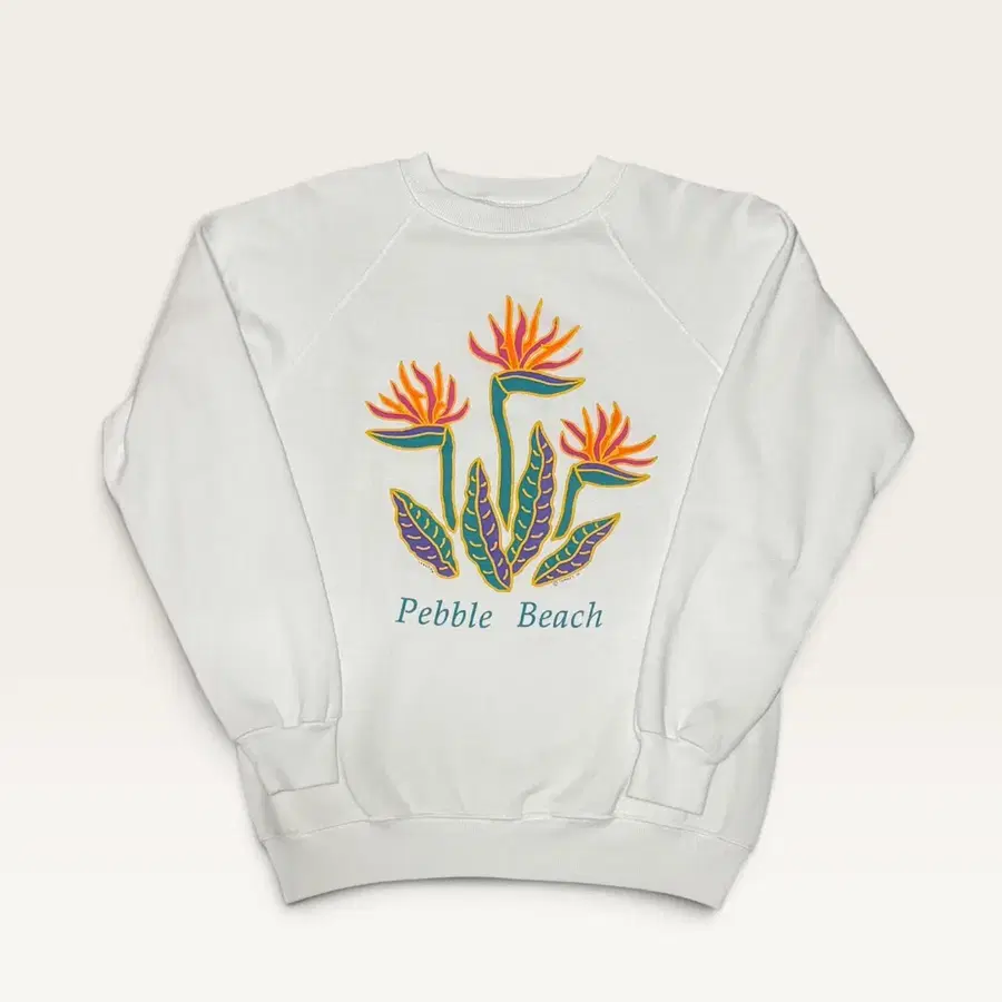 80s 헤인즈 빈티지 Pebble Beach 스웻셔츠