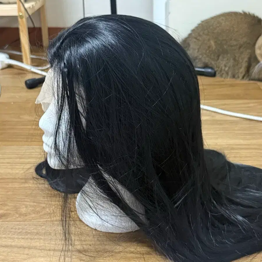[새상품/미착용] 쉬인 레이스 프론트 긴머리 가발 (할로윈/코스프레용)