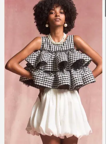 sheller Bloom Gingham Tops