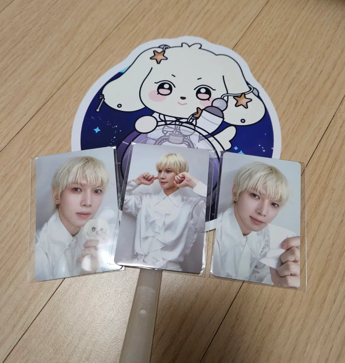 애니티즈 햇몽이 부채+포카3장