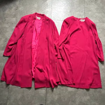 레어 90s 빈티지 Pierre cardin 투피스 A라인 루즈핏