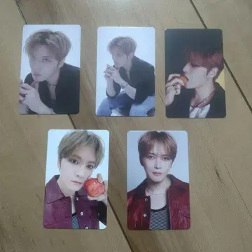 재중 트레이딩 카드 THE WAVE 랜덤 포토 카드 5장 세트