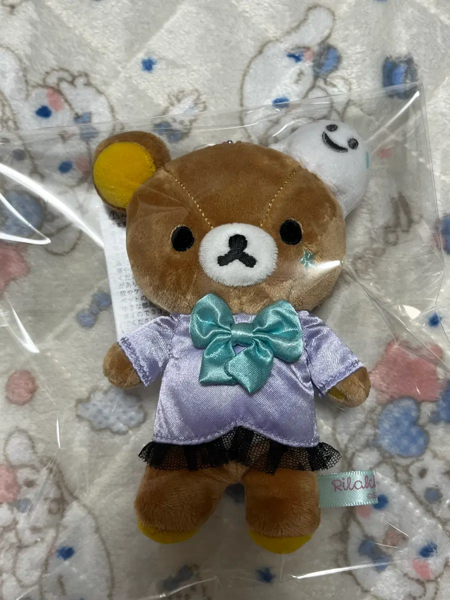 리락쿠마 할로윈 신상 마스코트 키링 코리락쿠마 키이로이토리 코구마 호박 산엑스