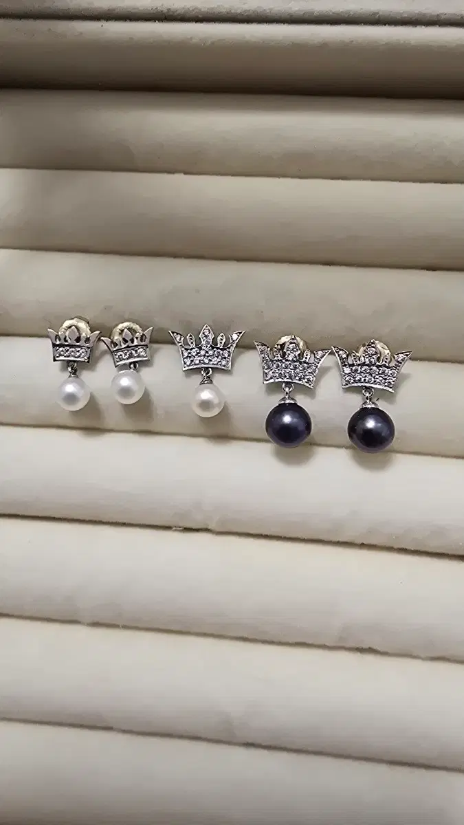 제이에스티나14k흑진주귀걸이