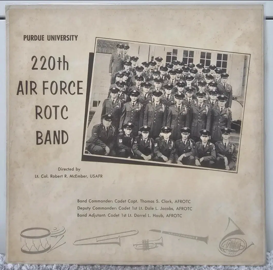 퍼듀대학교 220th 공군 ROTC 밴드 LP (택포)