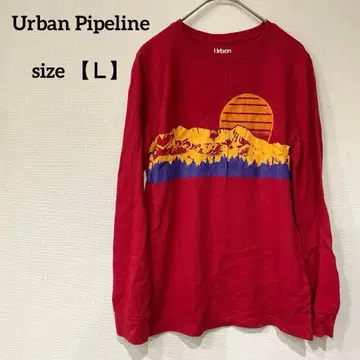 Urban Pipeline [ L ] 레드 긴팔 T셔츠