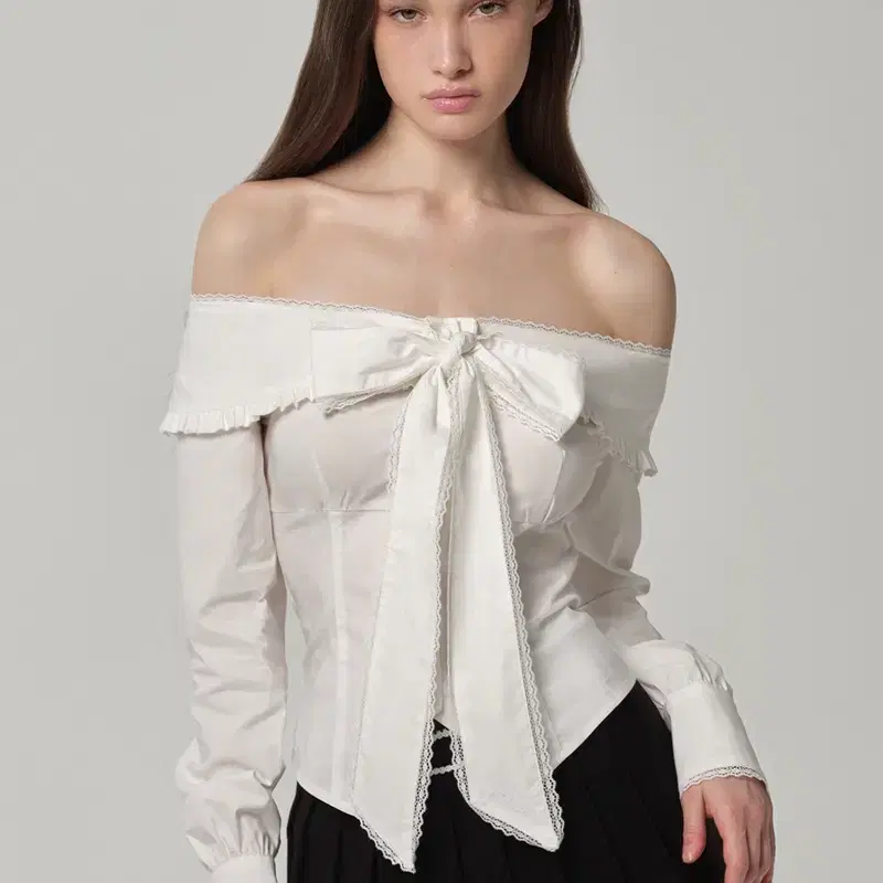 [s] 클리시어 비러브드 리본 블라우스 Beloved ribbon blouse