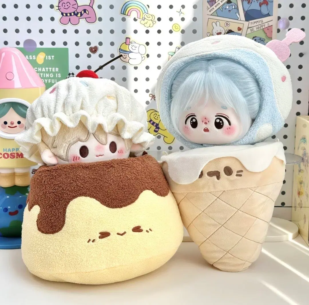 20cm 인형 옷 아이스크림 세트