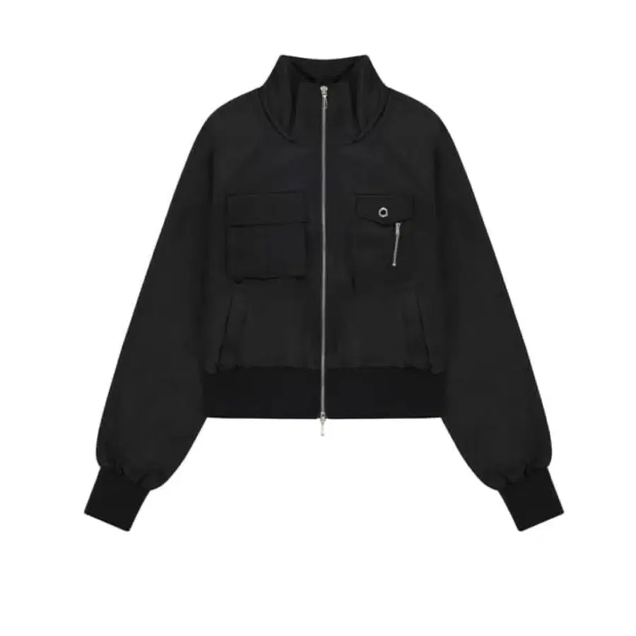 *가격제안주세요*보헤미안서울 보헴서 GLOSSY POCKET JUMPER, BLACK