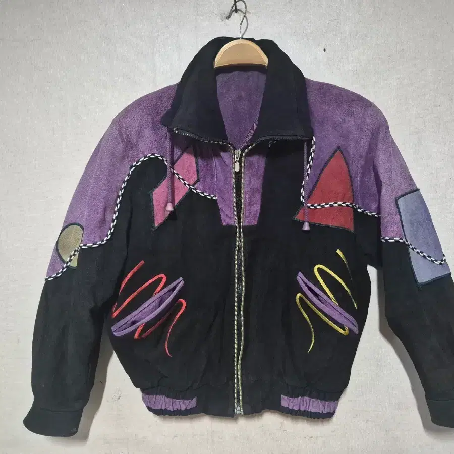 Vintage leather jacket 독특레더자켓(100)