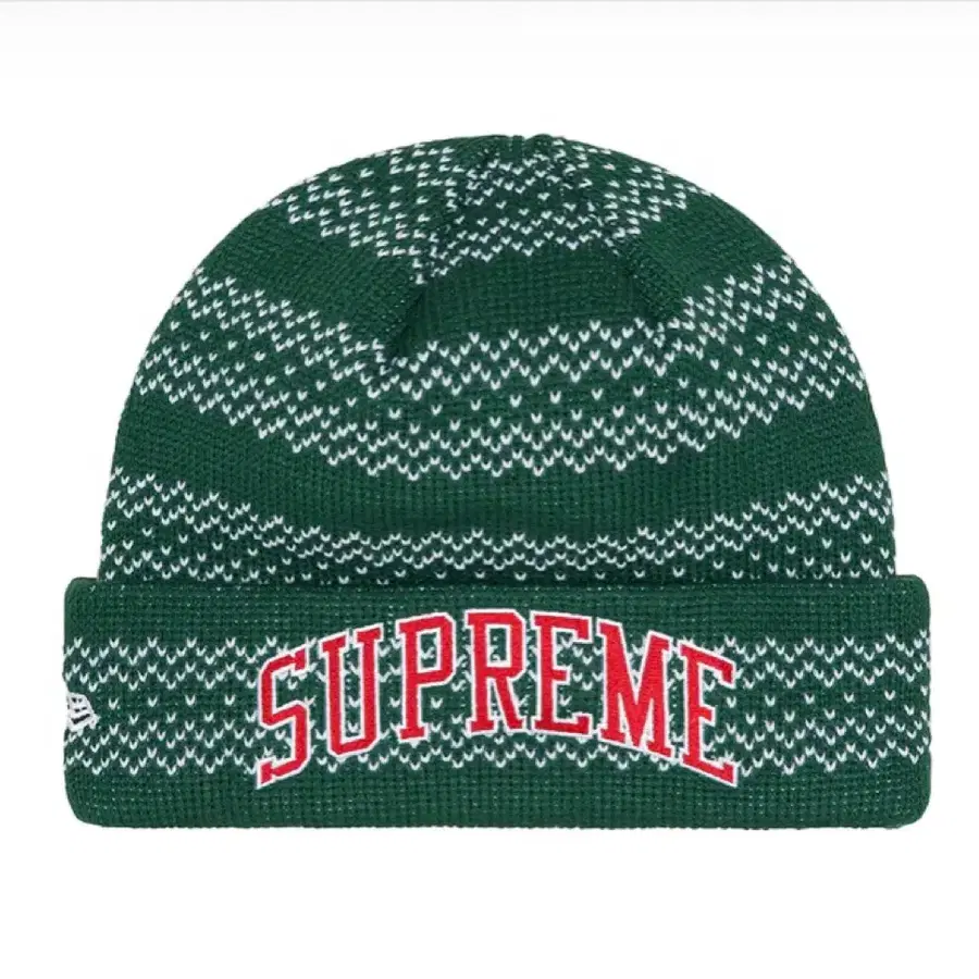 (OS)슈프림 22FW 뉴에라 Split Beanie 그린