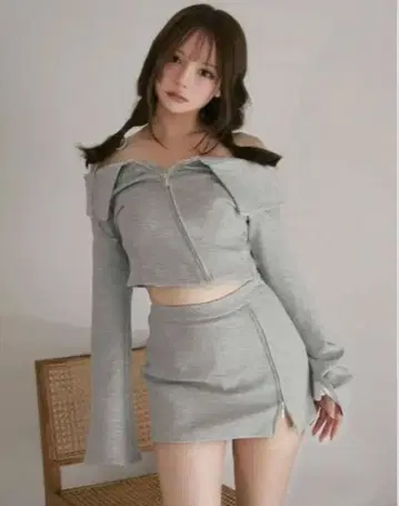 andmary 레티나 집업 세트업